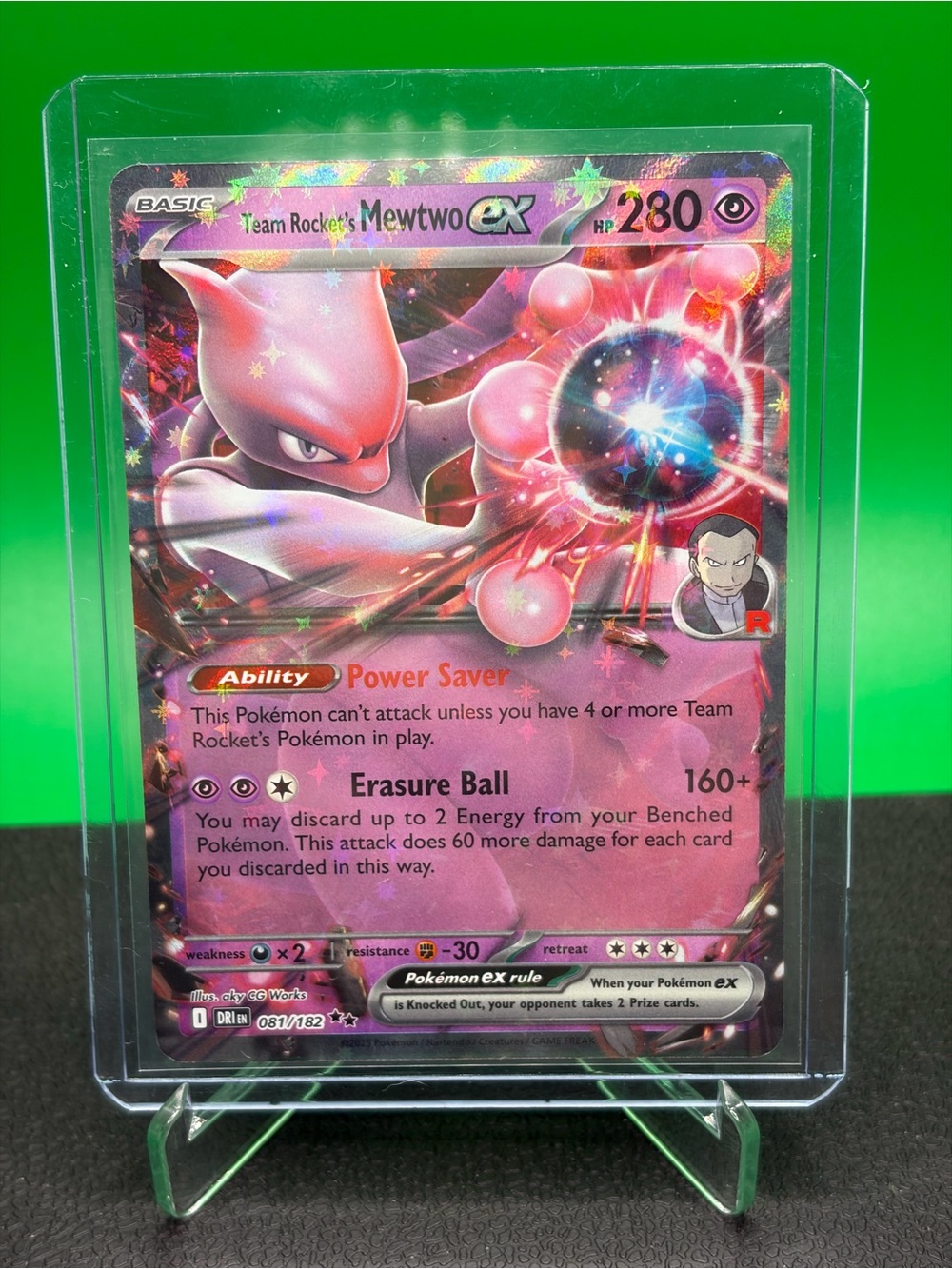 Pokemon Team Rocket's Mewtwo EX
